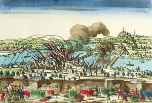 Sitio de Lyon, octubre 1793 de French School